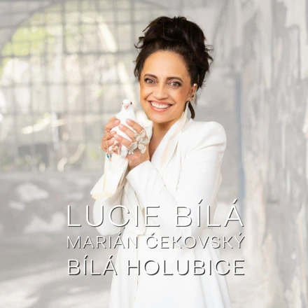 Bílá holubice